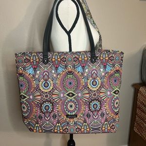 Sakroots 5 piece set, tote, laptop case, travel tote, wallet, zippered pouch